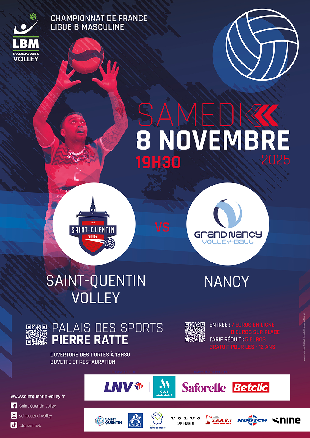 Saint-Quentin reçoit Nancy