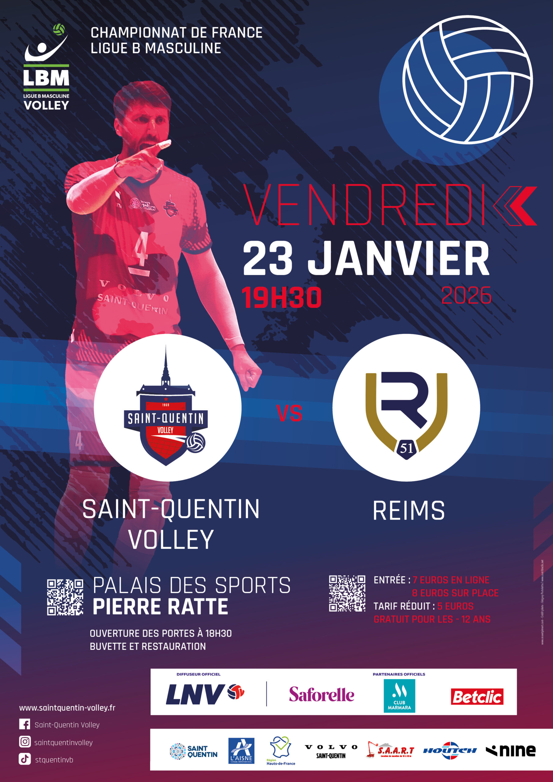 Saint-Quentin reçoit Reims