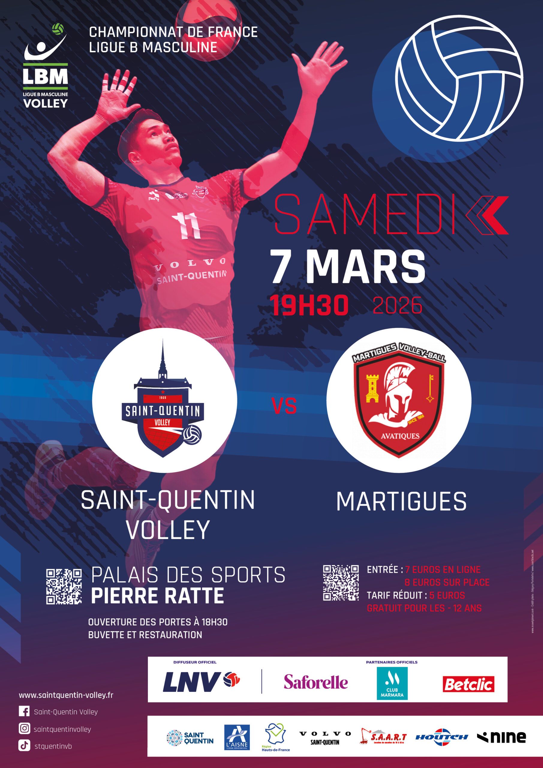 Saint-Quentin reçoit Martigues