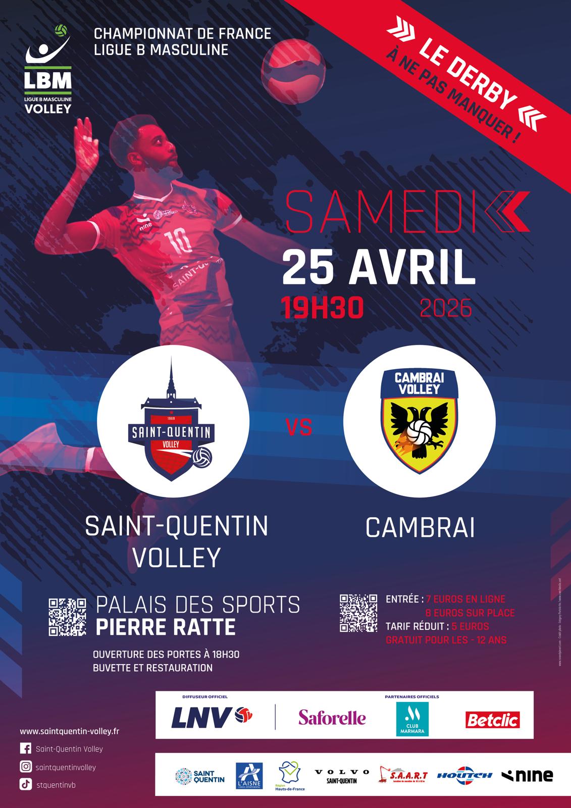 Saint-Quentin reçoit Cambrai