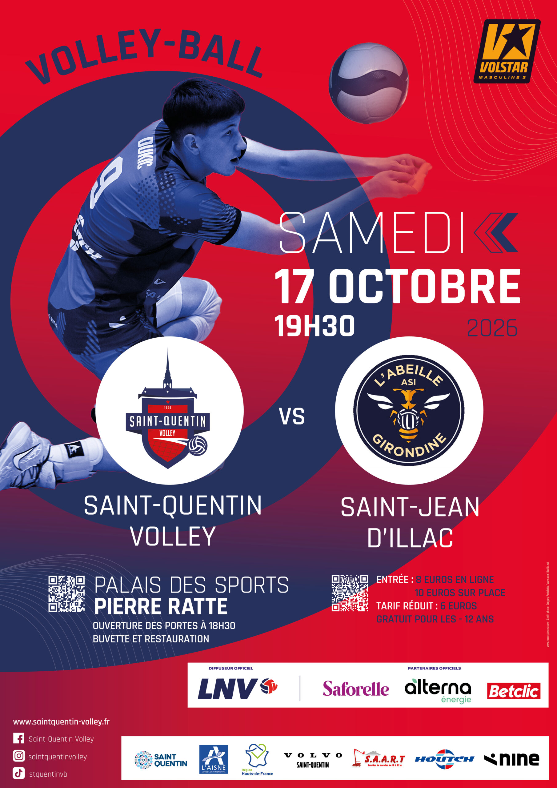 Saint-Quentin reçoit Saint-Jean d'Illac